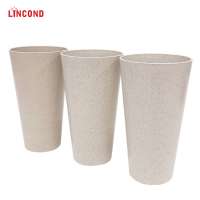 Lincond Factory Customized High Quality PLA Hard Plastic Bamboo Fiber Cups