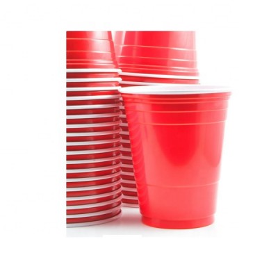 Eco-friendly red party cups with food grade certificate