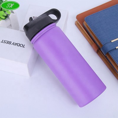 Stainless Steel Water Bottle w/Straw & Wide Mouth Lids (40oz 32oz 24oz 18oz) Keeps Liquids Hot or Cold With Handle