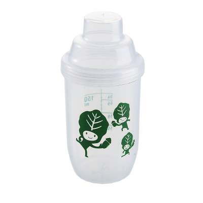 customized pp plastic water bottle shaker 250ml kids bottles (THSB-250-1)