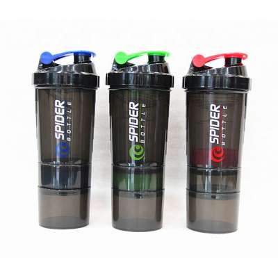 Green Color 16oz Shaker Bottle for Pill Storage