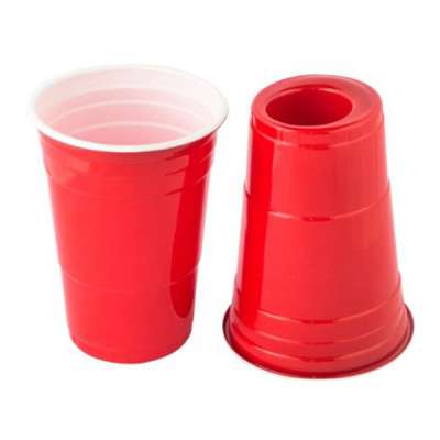 promotional disposable plastic 16oz party tea cups