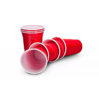 Red American Party Cups 16oz / 455ml