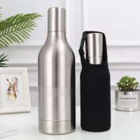 amazon hot selling stainless steel beer bottle insulator 12oz and 750ml